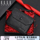 ELLE HOMME 男士錢(qián)包短款頭層牛皮鑰匙包商務(wù)休閑零錢(qián)包男潮流小卡包禮物 黑色 小款