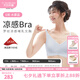 犬印本鋪（INUjIRUSHI）新款哺乳文胸涼感無(wú)鋼圈胸罩懷孕產(chǎn)后孕婦文胸開(kāi)扣喂奶內(nèi)衣 IBR0003 水霧藍(lán) F1