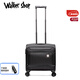 Walker Shop高檔商務(wù)出差拉桿箱登機箱密碼行李箱牛津布小型號旅行箱可上飛機 黑色 18英寸 登機箱【可放15.6寸電腦】