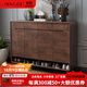 雷勒（rayle）實(shí)木鞋柜家用門口新款簡約現(xiàn)代進(jìn)入戶門客廳玄關(guān)柜收納儲物一體柜 YX04鞋柜實(shí)木包送裝140*36*101cm