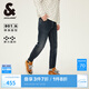 杰克·瓊斯（JACK&JONES）秋時尚潮修身水洗貓須薄絨保暖彈力牛仔褲長褲男褲男裝224432087 A14深牛仔藍(lán) 30 170 W30/L30