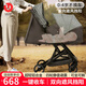 優(yōu)樂(lè)博（ULOP）嬰兒車可折疊輕便傘車雙向嬰兒推車0-3歲可坐可躺兒童寶寶手推車 傘車輕便折疊可坐可躺【深空灰】 嬰兒車0-3歲折疊可坐可躺帶減震