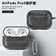 衛正圖適用AirPods Pro3耳機套磁吸無(wú)線(xiàn)充電pro3代無(wú)線(xiàn)藍牙耳機保護殼時(shí)尚磨砂硅膠防摔碳纖維紋理男女款 AirPodsPro3【黑色】新碳纖維紋
