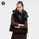 lululemon丨Wunder Puff 女士短款羽絨馬甲 *紋理拉絨 LW4CJKS 黑色 S /6