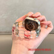 完壯適用蘋(píng)果手表iwatch10表帶夏天感彈力水晶石鏈條applewatch98 彈力彩色水晶石表帶 s10【42mm】