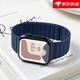 匠戴適用iwatch10表帶S9蘋(píng)果S8手表applewatch9硅膠S7磁吸7SE小眾S10新款6代女夏季ultra可愛(ài)創(chuàng  )意運動(dòng)w 深藍 適用:iwatch1-9代_se【45_44_42