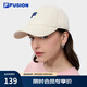 FILAFUSION斐樂潮牌情侶款棒球帽2025夏多彩運(yùn)動帽遮陽-硬頂 鷺白-WT XS