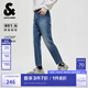 杰克·瓊斯（JACK&JONES）男裝牛仔褲秋季新款百搭純色褲子水洗彈力修身九分褲225232109 E41中牛仔藍 30 170 W30