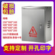 棗工201不銹鋼配電箱空箱基業(yè)電控制箱戶(hù)外防水監控室外支持定做定制 【 標準】鉚釘不銹鋼（250*300*160） 防雨配電箱