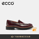 愛步（ECCO）樂福鞋女 25年新款簡約百搭女士單鞋真皮低跟女鞋 都市232853 暗寶石紅23285361291 37
