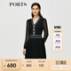 PORTS寶姿秋冬女裝新款優(yōu)雅氣質(zhì)修身連衣裙ALM9K202NKW008 黑色 S