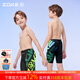 洲克（ZOKE）兒童泳褲男童五分及膝游泳褲兒童男專業(yè)訓(xùn)練速干游泳衣男孩泳褲 可拍大一碼 123626881A 165 建議高160-170cm重90-105斤
