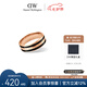 丹尼爾惠靈頓（DanielWellington）dw戒指男時尚首飾情侶對戒七夕禮物送男友DW00400319