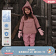 Teenie Weenie Kids小熊童裝24秋男女寶寶休閑刺繡連帽三防羽絨服 粉色 100 cm