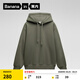 蕉內(nèi)（Bananain）非常服男女同款連帽衛(wèi)衣加絨休閑百搭透氣25秋冬新款男裝 【男女同款加絨】霧山綠 S
