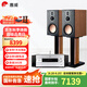 惠威（HiVi）D8.1高保真8英寸書(shū)架音箱2.0發(fā)燒無(wú)源藍牙功放電視音響 D8.1 +AD-86D（發(fā)燒版）