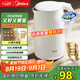 美的（Midea）燒水壺電水壺?zé)崴畨啬笅爰?16L不銹鋼 0涂層2升大容量開水壺 雙層防燙 MK-SH20M320-PRO