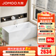 九牧（JOMOO） 浴缸家用成人小戶型洗澡泡澡池浴室沐浴獨(dú)立亞克力方形藝術(shù)浴缸 1.6m帶花灑獨(dú)立缸YR13216-預(yù)售