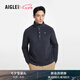 AIGLE艾高抓絨衣經(jīng)典款POLARTEC戶外保暖休閑耐穿半拉鏈上衣男士 海軍藍(lán) BE484 XL (185/100A)
