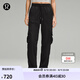 lululemon丨Dance Studio 女士寬松剪裁中腰工裝褲 拒水 LW5GILS 黑色 L