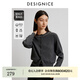迪賽尼斯（DESIGNICE）2024冬季新款氣質(zhì)千金風(fēng)灰色羊毛開衫圓領(lǐng)長(zhǎng)袖毛針織衫女 灰色 L