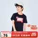 NIKE3BRAND 耐克男童純棉短袖T恤2025夏季字母logo兒童寬松舒適上衣