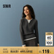 森馬（Semir）森馬毛衣女短款假兩件含羊毛針織衫24冬新款保暖內搭109724107015