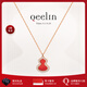 Qeelin麒麟官方Wulu系列18K玫瑰金紅瑪瑙鑲鉆葫蘆項(xiàng)鏈 紅瑪瑙（petite） 均碼