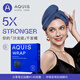 AQUIS美國黑科技纖維wrap干發(fā)帽女速干包頭巾吸水速干浴帽天青藍