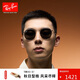 雷朋（RayBan）雷朋男女款眼鏡圓形復(fù)古潮流時尚綠色鏡片高級戶外太陽鏡0RB3447