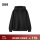 森馬（Semir）森柔棉|外套女慵懶落肩休閑風(fēng)chic秋季連帽寬松夾克101524108007