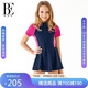 范德安（BALNEAIRE）女童連體泳衣拼接中大童保守裙式親子防曬海邊 260259 170/80