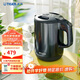 虎牌（TIGER）電熱水壺 雙層防燙 快燒水壺 PCG-G10C 1L電水壺 霧灰
