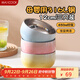 美廚（maxcook）316L不銹鋼碗 湯碗雙層隔熱 飯碗餐具面碗12cm 彩色3只裝MCWA9096
