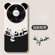 簡(jiǎn)樂(lè )米熊貓新款適用華為mate70pro手機殼卡通70軟60可愛(ài)50可愛(ài)40pro+女 華為 Mate60 Pro 古董白天使眼【調皮熊貓白】硅膠軟殼