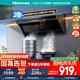 海信（Hisense）小魔方頂側(cè)雙吸側(cè)吸跨界28立方大吸力家用抽排吸油煙機(jī)揮手自清潔S2配燃?xì)庠顕已a(bǔ)貼20%換新優(yōu)選