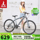 鳳凰（Phoenix）山地自行車(chē)成人學(xué)生兒童變速單車(chē) 鳳凰03輻條輪 26英寸24速銀灰色