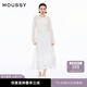 moussy 女裝新品簡(jiǎn)約淑女風(fēng)通勤薄款針織開(kāi)衫女028ISZ70-3051 010白色 均碼