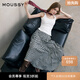 moussy 女裝新品文藝感不規則格紋半身裙028ISA30-3021 165花紋灰色 M