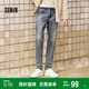 森馬（Semir）森柔牛仔|牛仔褲男修身小腳褲秋季經(jīng)典百搭長(cháng)褲彈力103524124107A