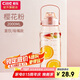 希樂運(yùn)動水杯男女tritan材質(zhì)健身水杯大容量網(wǎng)紅學(xué)生塑料杯2.0L蓮花紅