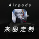 meskins適用蘋(píng)果耳機殼保護套AirPods4華強北烤漆卡通精靈適用蘋(píng)果保護套AirPodsPro3耳機殼AirPodPro外殼 來(lái)圖定制 蘋(píng)果 AirPods 4