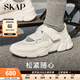 圣伽步（Skap）瑪麗珍鞋女士透氣軟底英倫風(fēng)單鞋 米白 【偏大一碼】 37