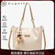 BUGATTI包包女包品牌輕奢侈女士單肩托特包七夕情人節生日禮物送女友老婆 米白色 精美禮盒包裝
