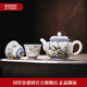 景德鎮(zhèn)陶瓷官方泡茶壺四時(shí)如春整套茶具套裝高白瓷辦公室會(huì)客茶杯禮盒裝 四時(shí)如春茶壺套裝
