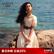 歌莉婭法式連衣裙女2025新款夏季流行穿搭減齡漂亮裙子1E5R4K790 10W米灰 M