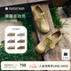 natursun奚夢瑤高圓圓章若楠文淇同款德訓鞋女鞋厚底休閑袋鼠鞋情侶鞋單鞋 黃色（建議拍小一碼） 36 (230mm)