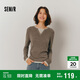 森馬（Semir）森馬毛衣女短款假兩件含羊毛針織衫24冬新款保暖內(nèi)搭109724107015
