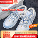 耐克（NIKE）定制球鞋Air jordan1國風(fēng)三太子龍年限定情侶款低幫板鞋 御龍青花-國風(fēng) 定制款不支持退換 41 假一賠三