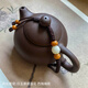 胖東來(lái)同款高品質(zhì)茶壺繩紫砂壺繩手工編織加粗茶壺蓋繩子系壺繩綁 風(fēng)化菩提-白玉菩提蓮花-西施繩
